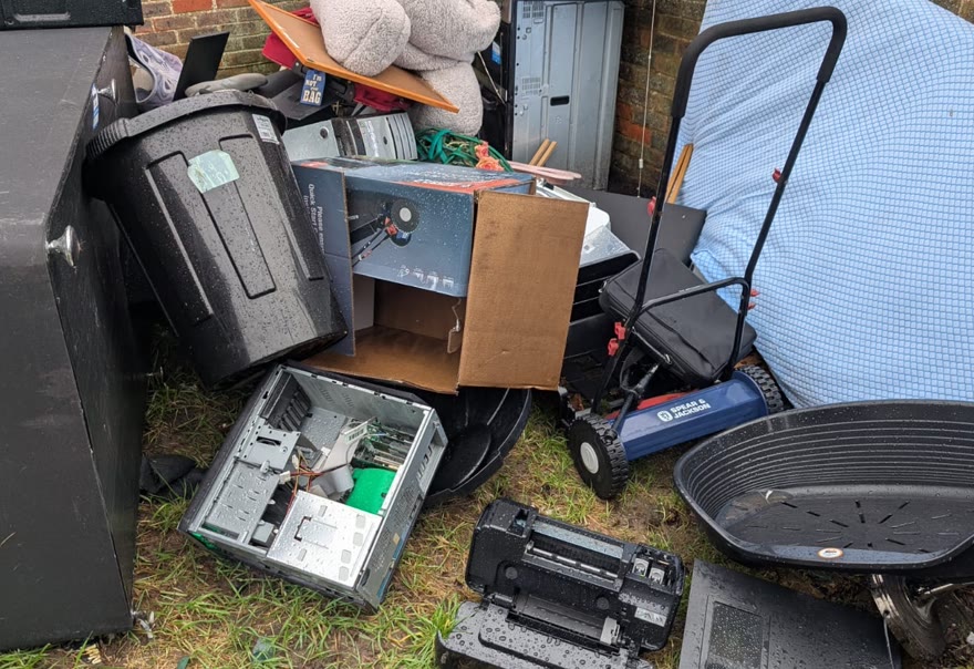 Bulky household items ready for clearance